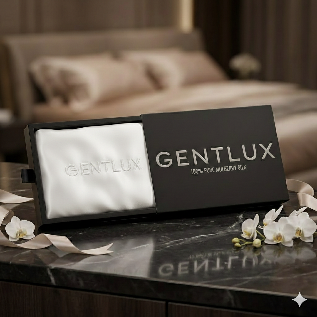 Gentlux Mulberry Silk Pillowcase — Queen