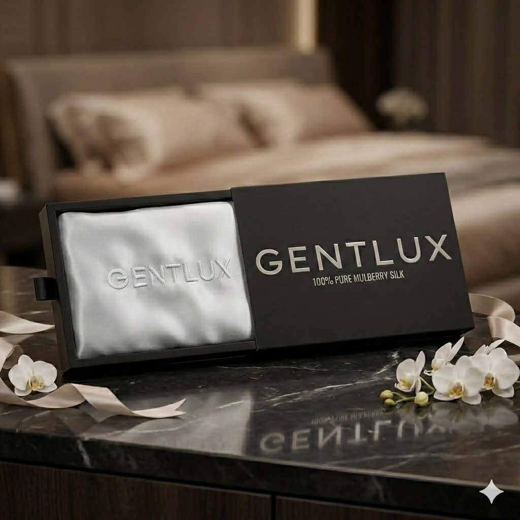 Gentlux Mulberry Silk Pillowcase — Queen