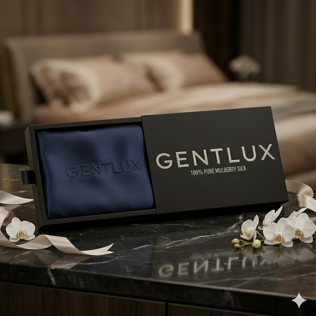 Gentlux Mulberry Silk Pillowcase — Queen