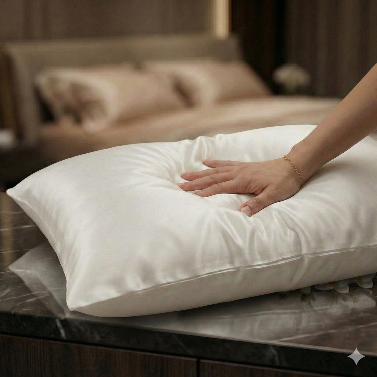Gentlux Mulberry Silk Pillowcase — Queen
